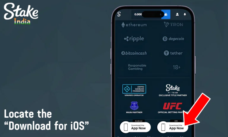 Click on the "Download for iOS" button
